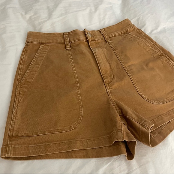 Madewell Curvy Perfect Fatigue Short in Toffee - Size 28 - Picture 3 of 10